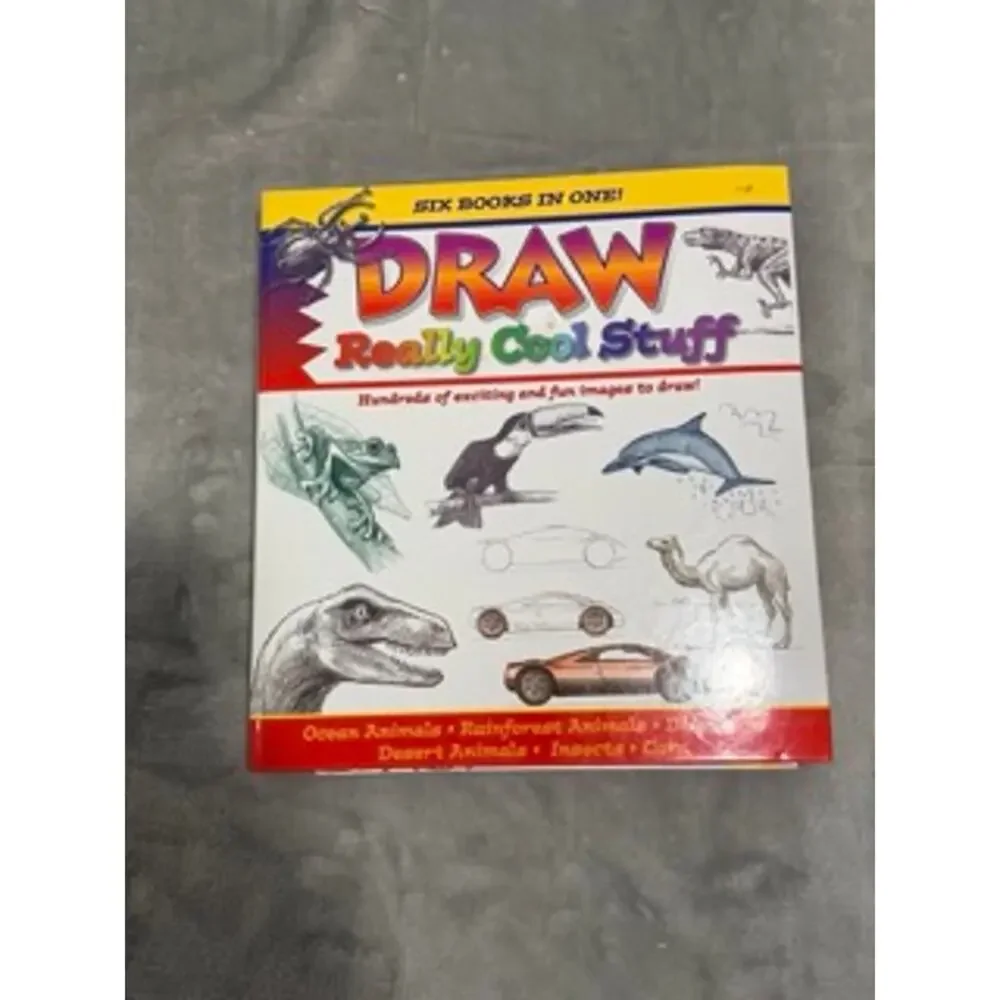 DRAW Really Cool Stuff Six Books in One Art Instruction Drawing Book